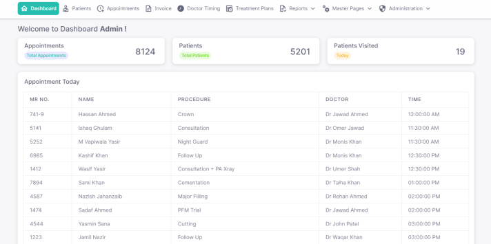Appointy project screenshot