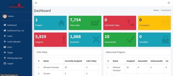 Gohar Lead Management project screenshot