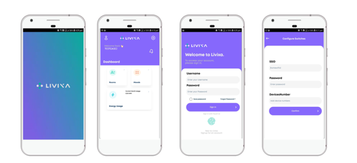 Livixa mobile app screenshot