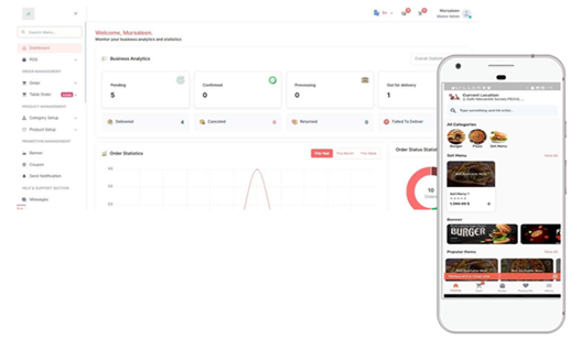 Order Management mobile app screenshot