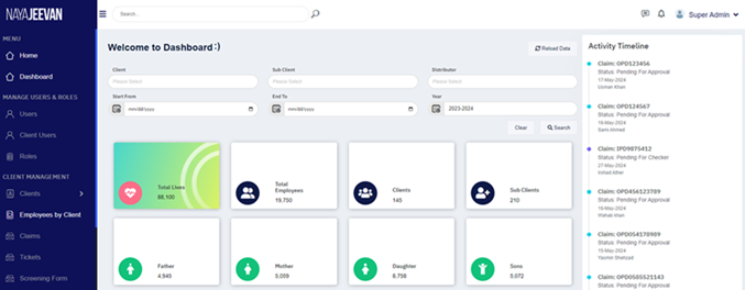 NayaJeevan project screenshot